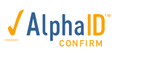 'AlphaID Confirm' logo
